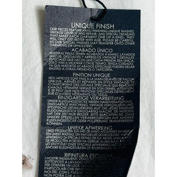 NWT Forever 21 Dreaming Ride On Side Tie Crop Tank Large Motorcycle Biker - Picture 5 of 7